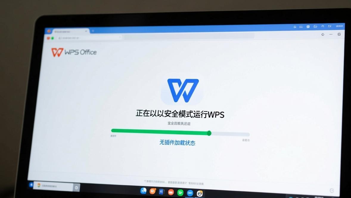 WPS安全模式启动界面