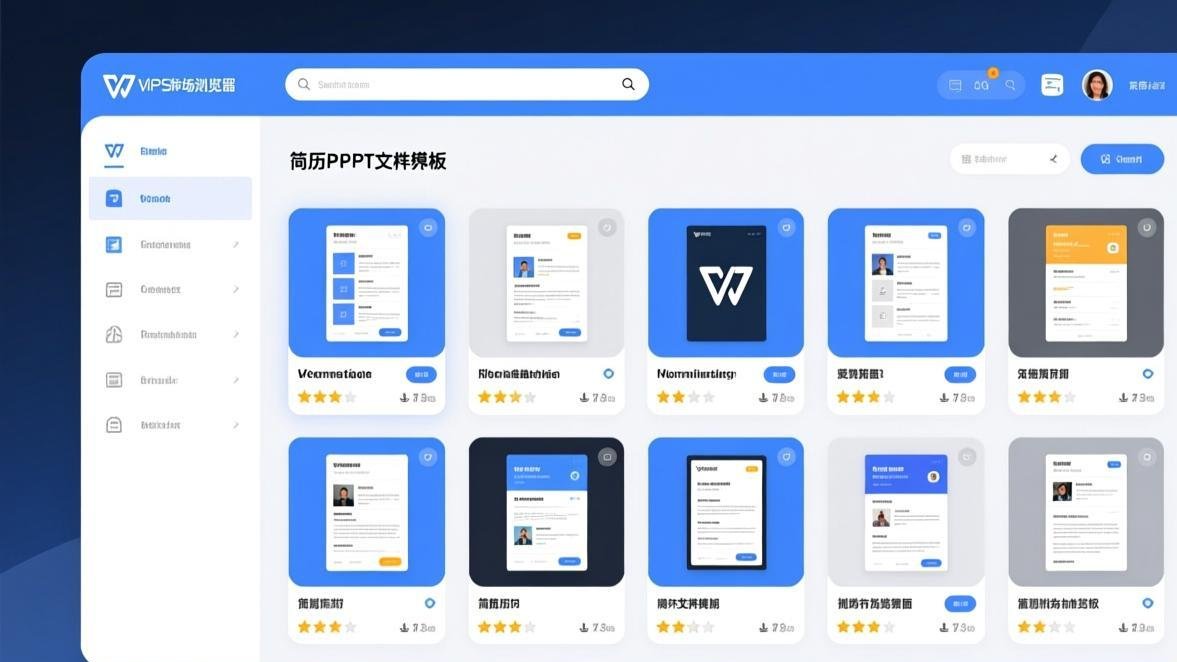 WPS 免费模板替代渠道对比