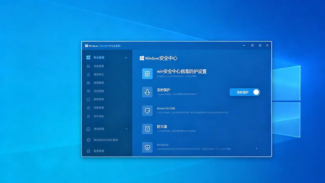 Windows安全中心关闭实时保护设置