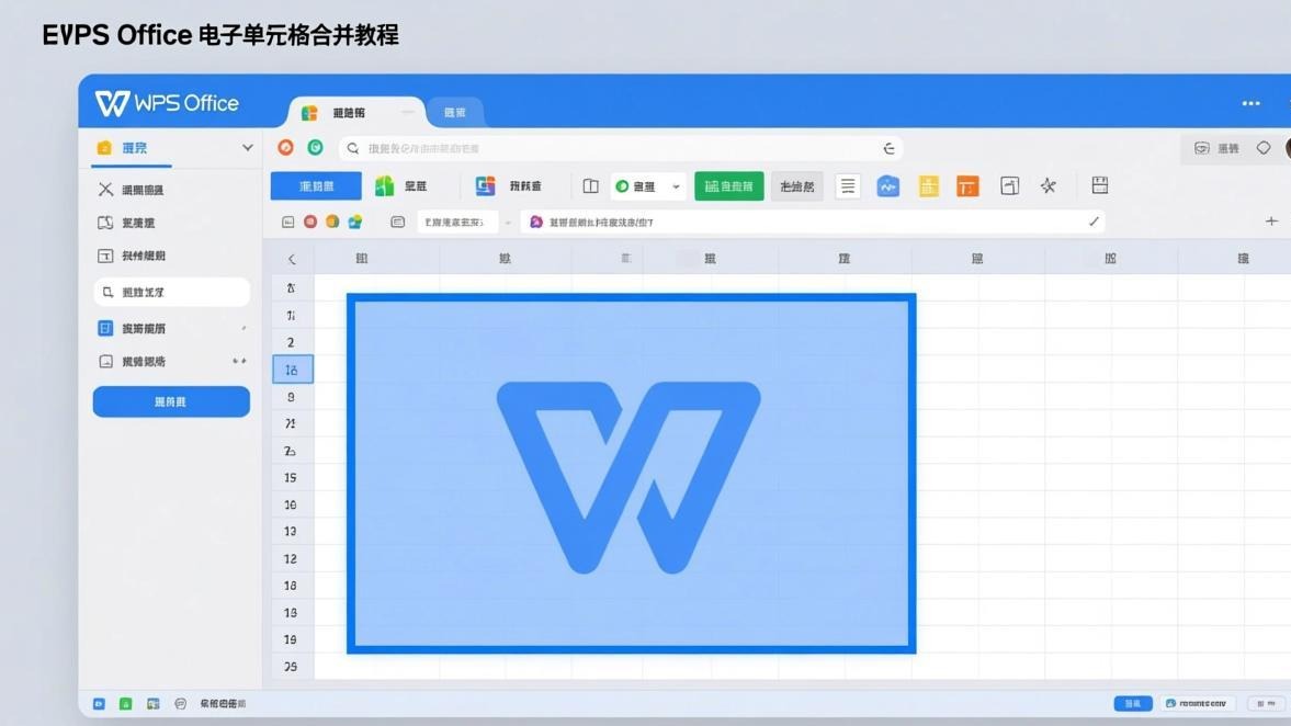 WPS表格如何合并单元格？5种方法详解，含数据合并和快捷键操作